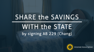 Share the Savings With the State Header