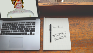 David Bowie- Internet Pioneer Header