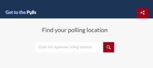 Find Your Polling Location Header